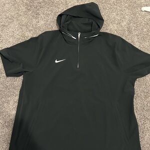 Nike Black Short Sleeve Hoodie